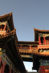 Fototapeta premium Lama Yonghegong Temple in Beijing - China