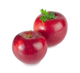 The red juicy apples