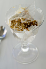 Karamell auf Eis
