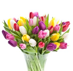 Fresh spring tulips