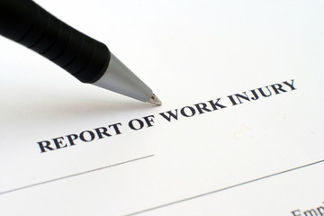 Report of work injury