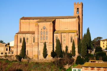 Fototapeta premium San Domenico (Siena)