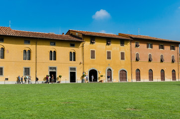 Old houses, Cathedral Square, Pisa