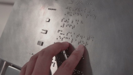 Reading Braille
