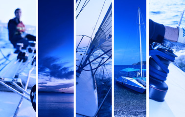 Yaghting collage