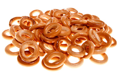 Barankas (bagel, boublik, donut) isolated on a white background