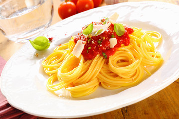 Plate Of Spaghetti Bolognese