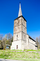 romanesque church in Swierzawa, Silesia, Poland