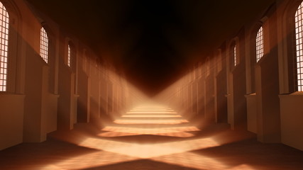 Flight trough a Virtual Church_HD Loop 16