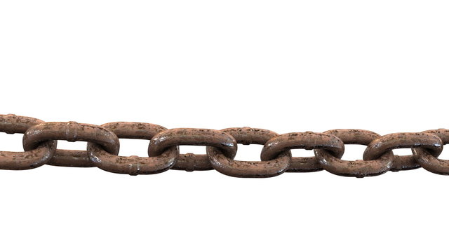 Rusty old chain, loopable