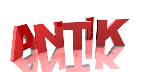 3D Buchstaben - ANTIK