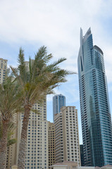 Fototapeta na wymiar Dubai Marina, Wolkenkratzer