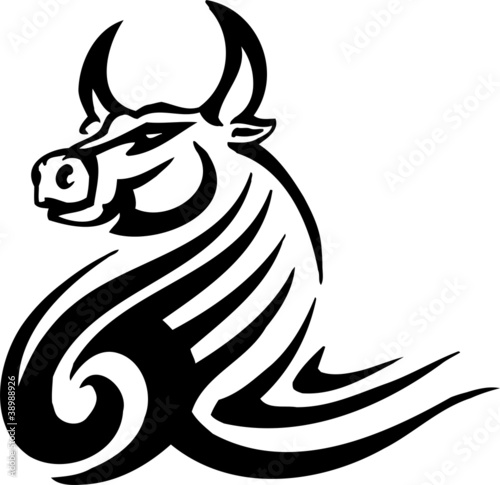 quot bull in tribal style vector image quot imagens e vetores quot bull in tribal style vector image quot imagens e vetores