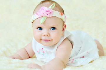 Fototapeta adorable baby girl obraz