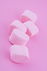 pink marshmallows