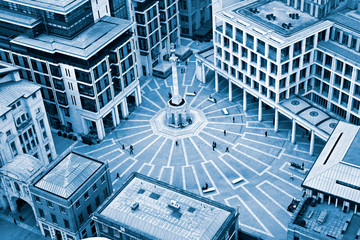 Obraz premium Paternoster Square, next to St Paul's Cathedral in the City of L