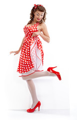 Pin-up girl. American style