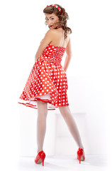 Pin-up girl. American style