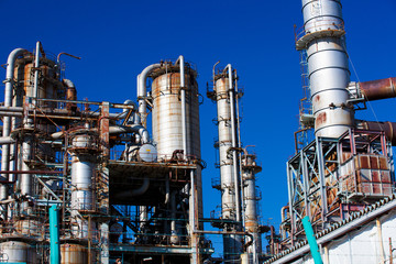 Oil refinery in Japan