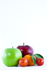 mix fruit isolated