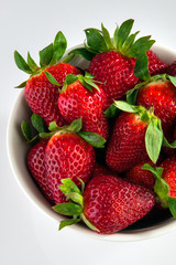 Strawberries in a bowl