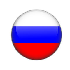 russia, flag button