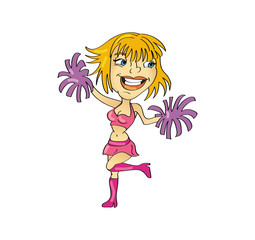 cheerleader football