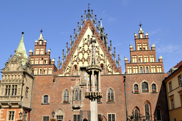 wroclaw, city, old, town, gothic, silesia, poland