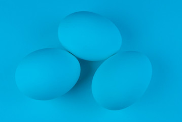 Drei Eier - Symbol für Ostern, neues Leben