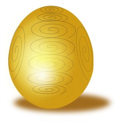 złote jajko - obrazy, fototapety, plakaty