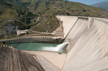 Staudamm in Andalusien