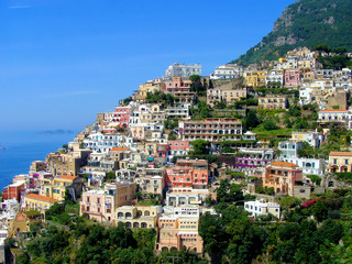Fototapeta na wymiar Widok Positano, Włochy