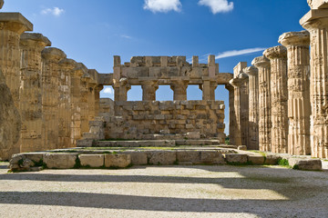 Ruins of Temple E, Selinunte.