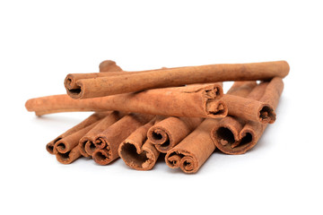 Pile Cinnamon Sticks