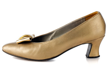 Gold shoe