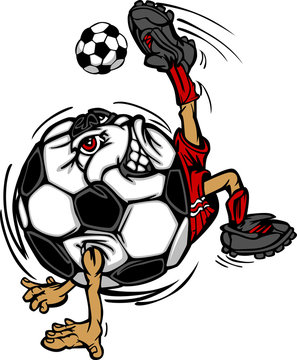 Soccer Football Ball Player Cartoon