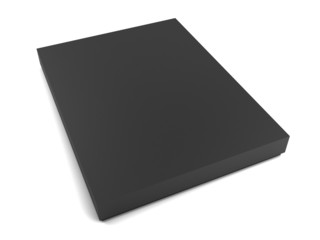 Black Box isolated on white background