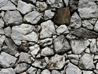 Limestone wall