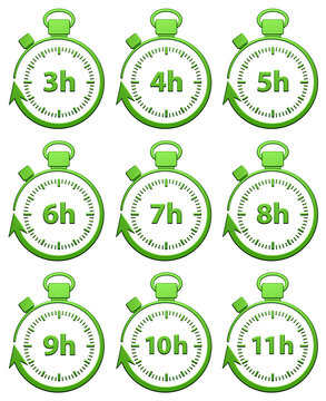3 &agrave; 11 Heures Chrono