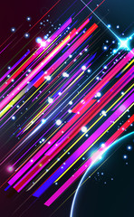 Abstract lens flare trendy  background.