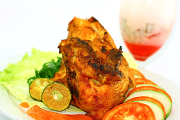 Indonesian roasted chicken