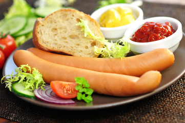 Ketchup, Senf, Wurst