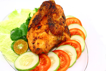 Indonesian roasted chicken