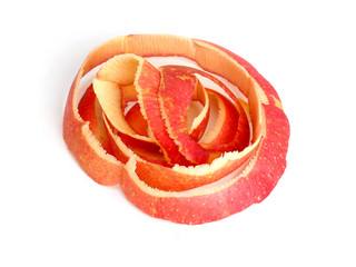 Purified red apple peel is a ring.
