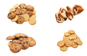 Fototapeta na wymiar Different confectioner's shops, sweet products - cookies