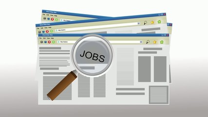 Internet job searching