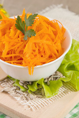 Grated carrot