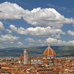 Fototapeta na wymiar italian landscape, Florence