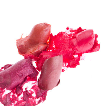 crushed lipsticks