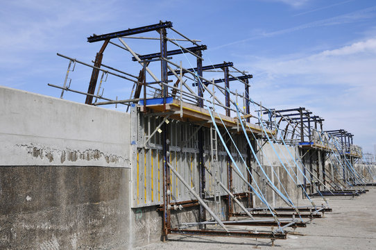 Builder's Yard Which Repair A Concrete Jetty